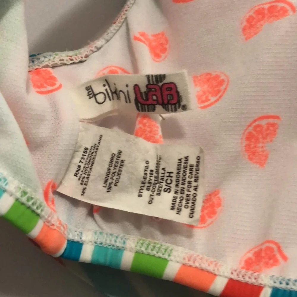 Bikini Lab multi colored top, small - Picture 9 of 9